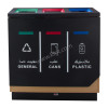 Recycle Bin Steel 3 top New Model