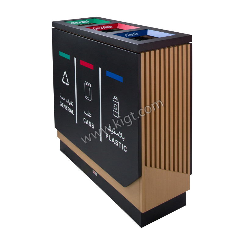 Recycle Bin Steel 3 top New Model