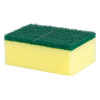 Spong With Scrubber ( 6 Pcs )