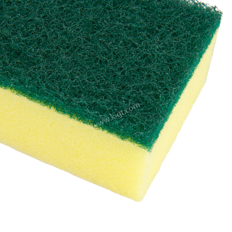Spong With Scrubber ( 6 Pcs )