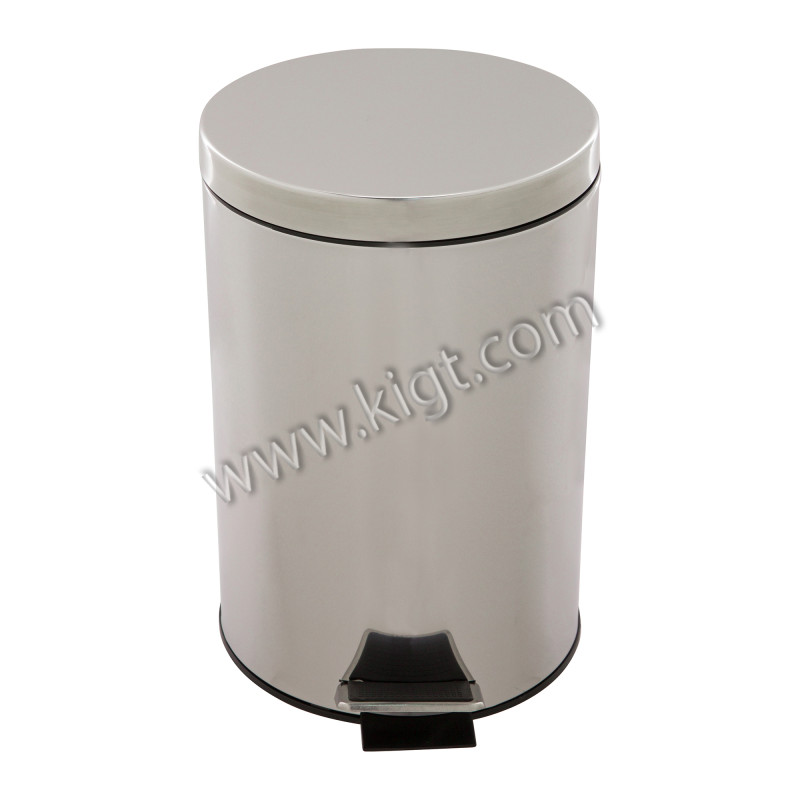 Dustbin steel 12 ltr 1x4 Pcs
