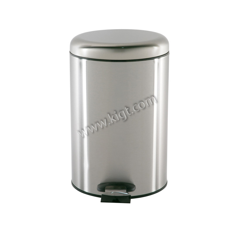 12L Trash Can With Quiet-Close Lid Matt with Finger Print Proof