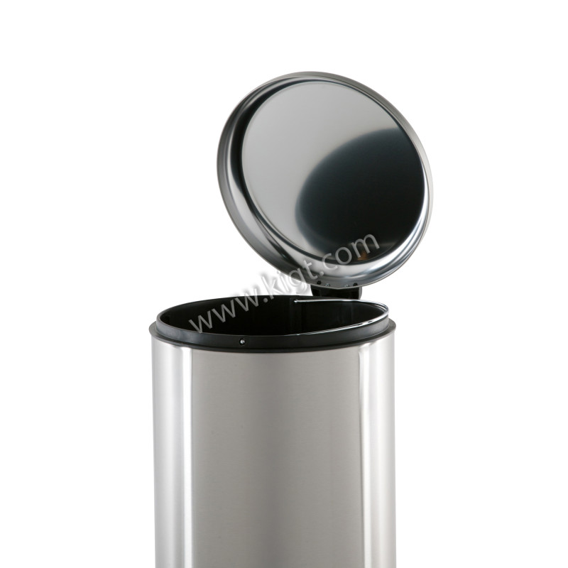 20L Trash Can With Quiet-Close Lid Matt with Finger Print Proof