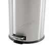 20L Dome Cover Pedal Bin With Slow Down Function Matt With Anti-Finger Oil