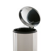 20L Moon Cover Pedal Bin With Moon Shape Pedal and Lid Moon Edge Satin & Finger Print Proof