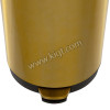 18 Ltr Steel bin with pedel Gold color