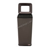 open top  trash bin steel Black Gold  1 x 2 Pcs