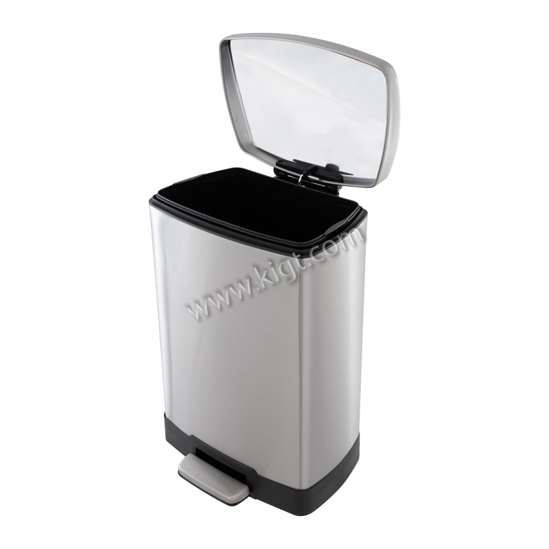 Rectangel Pedal bin Slow Motion 12 Lt  2 Pcs
