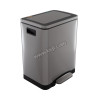 Steel bin with Pedel Slow Motion 30 ltr ( 15 + 15 L)