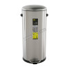 Pedal Bin 30 L brushed fingerprint proof round  1x1 Ps