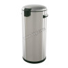 Pedal Bin 30 L brushed fingerprint proof round  1x1 Ps