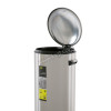 Pedal Bin 30 L brushed fingerprint proof round  1x1 Ps