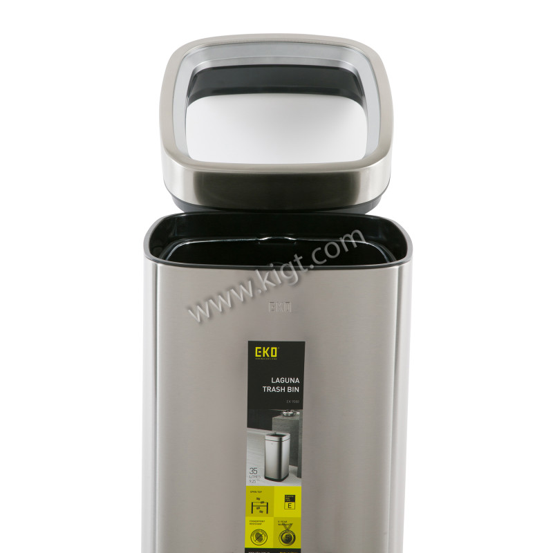 35 L open top trash bin, fingerprint proof, 1x1 Pcs