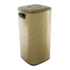 32 L square step bin  soft closed  Gold coating  1x1 Ps