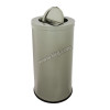 56 L Swing bin Steel Matt Finish   1x1 Ps