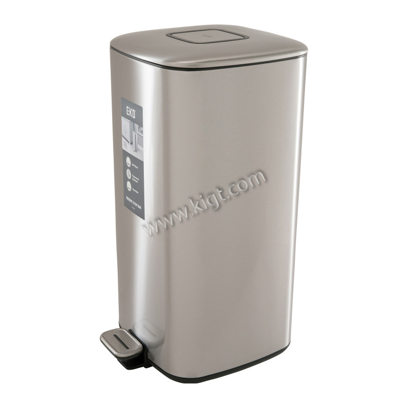 EKO 32 L Square Step Bin  Soft Closed
