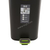 12 L Regent  Step Bin  Soft Closed  Matt Black  1x2 Pcs