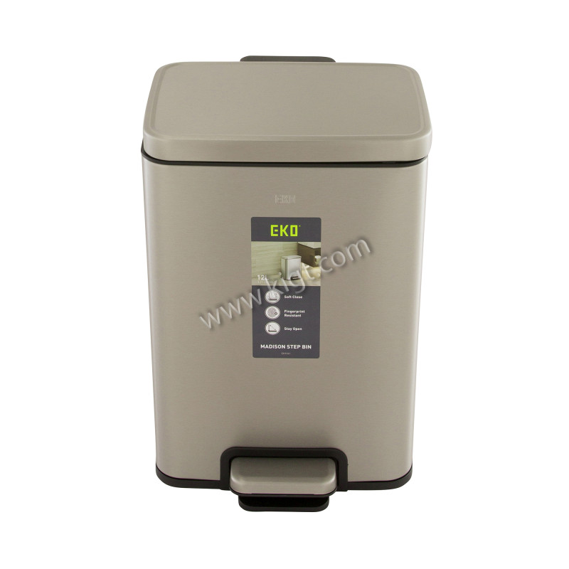 EKO 12 L Soft Close , Body Matt finish, Fingerprint Resistant  PP liner