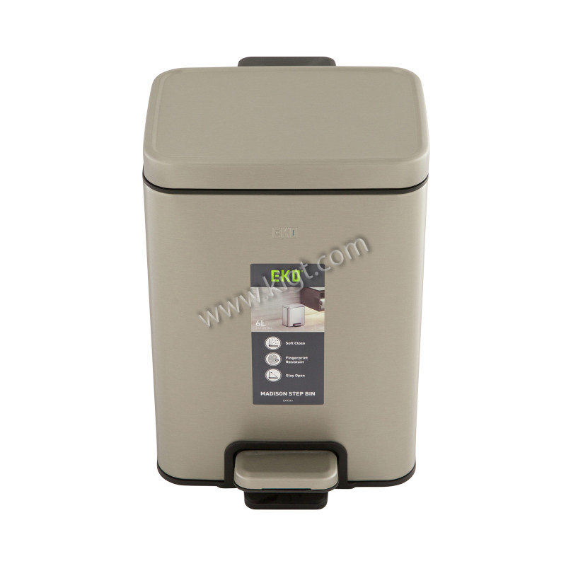 EKO 6 L Soft Close , Body Matt finish, Fingerprint Resistant  PP liner