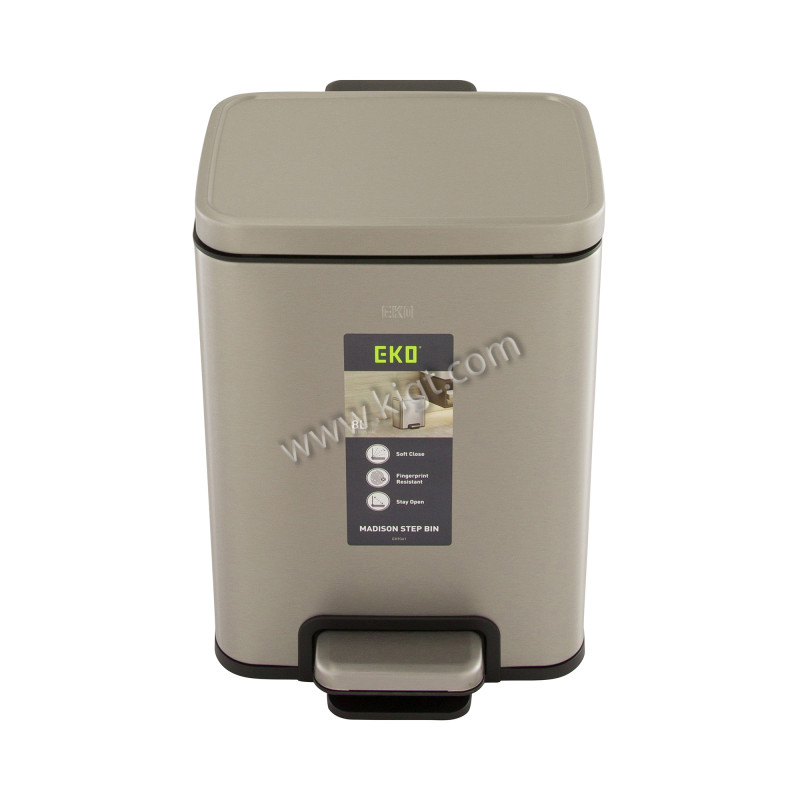 EKO 8 L Soft Close , Body Matt finish, Fingerprint Resistant  PP liner