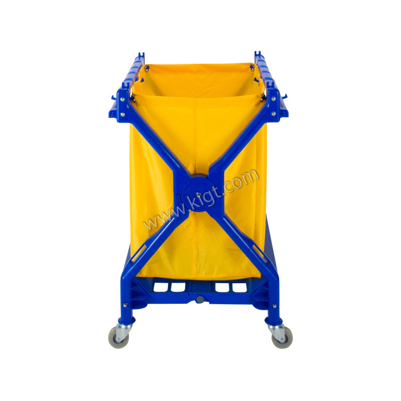 X shape laudry plastic cart 180 Litters