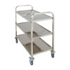 Stainless Steel Utility Cart - large - Sized