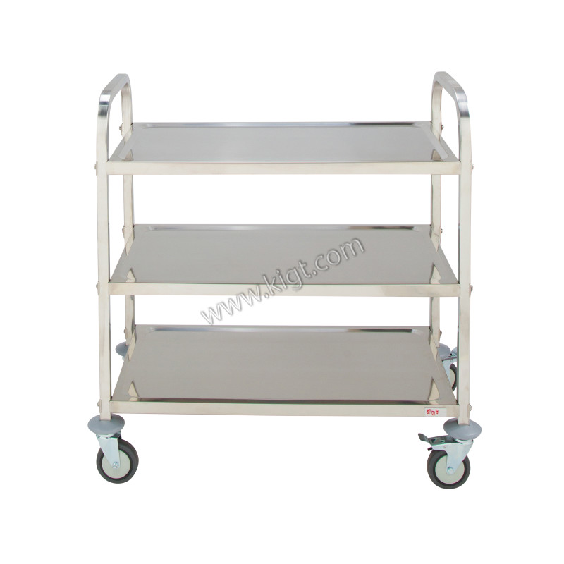 Stainless Steel Utility Cart - Mid - Sized