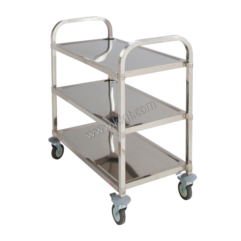 Stainless Steel Utility Cart - Mid - Sized