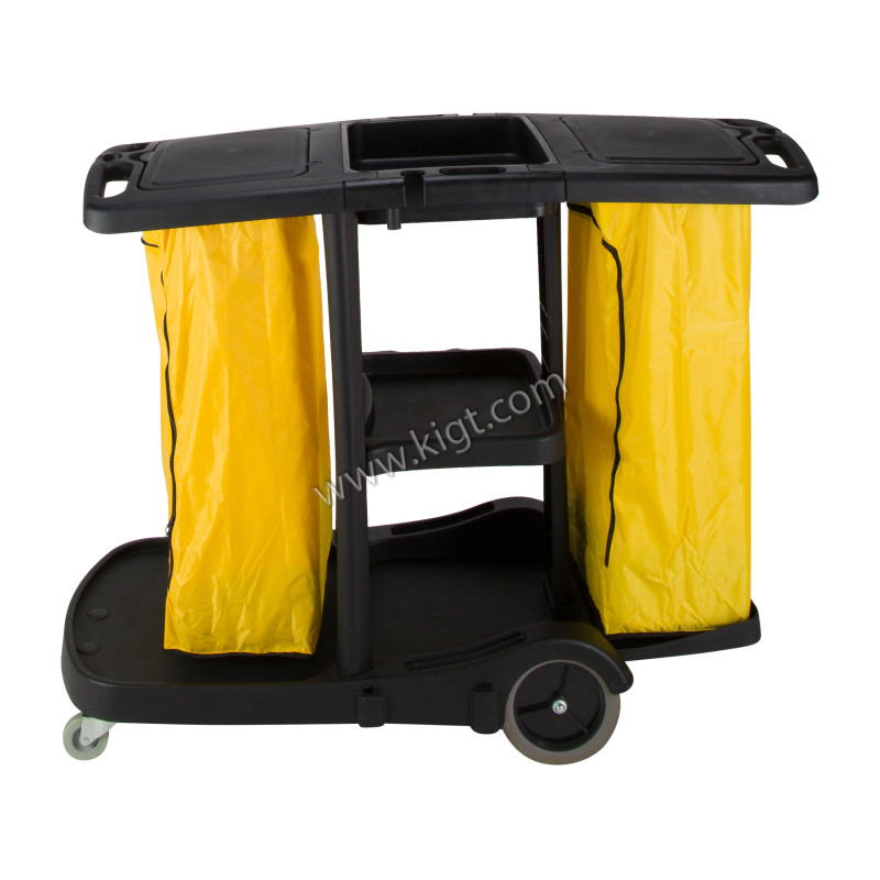 Janitor Cart With Two Bags