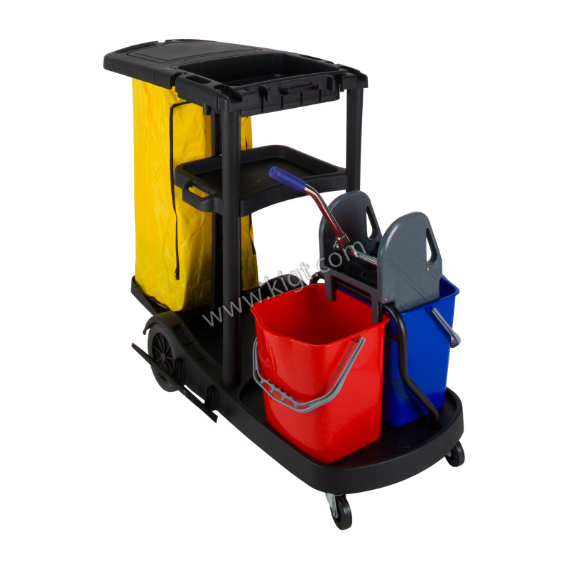 Janitor Cart With Mop Wringer