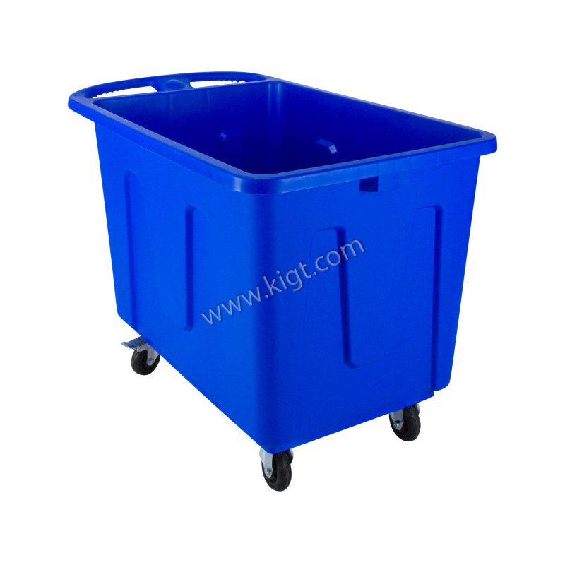 Laundry cart plastic color 350 Ltr