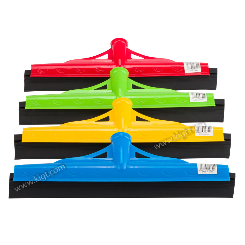 Plastic wiper single rubber 35 cm without stick