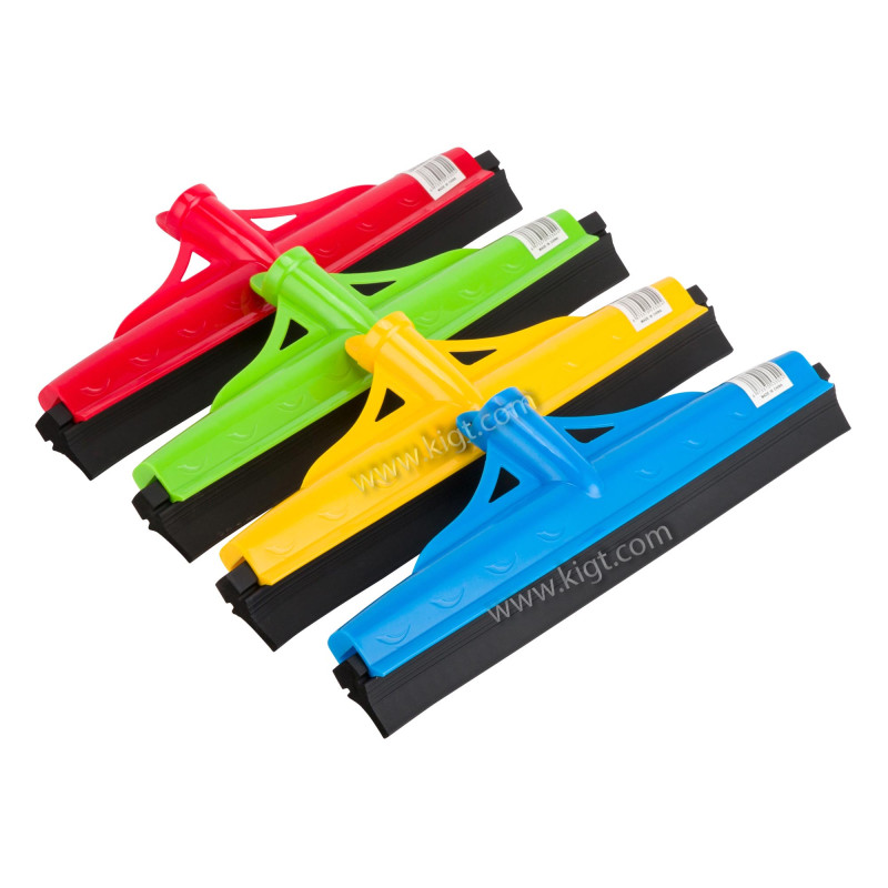 Plastic wiper single rubber 35 cm without stick